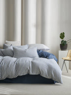 Cloud Crinkle Cotton Muslin Duvet Cover original reference image 23