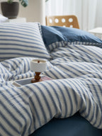 Cloud Crinkle Cotton Muslin Duvet Cover original reference image 24