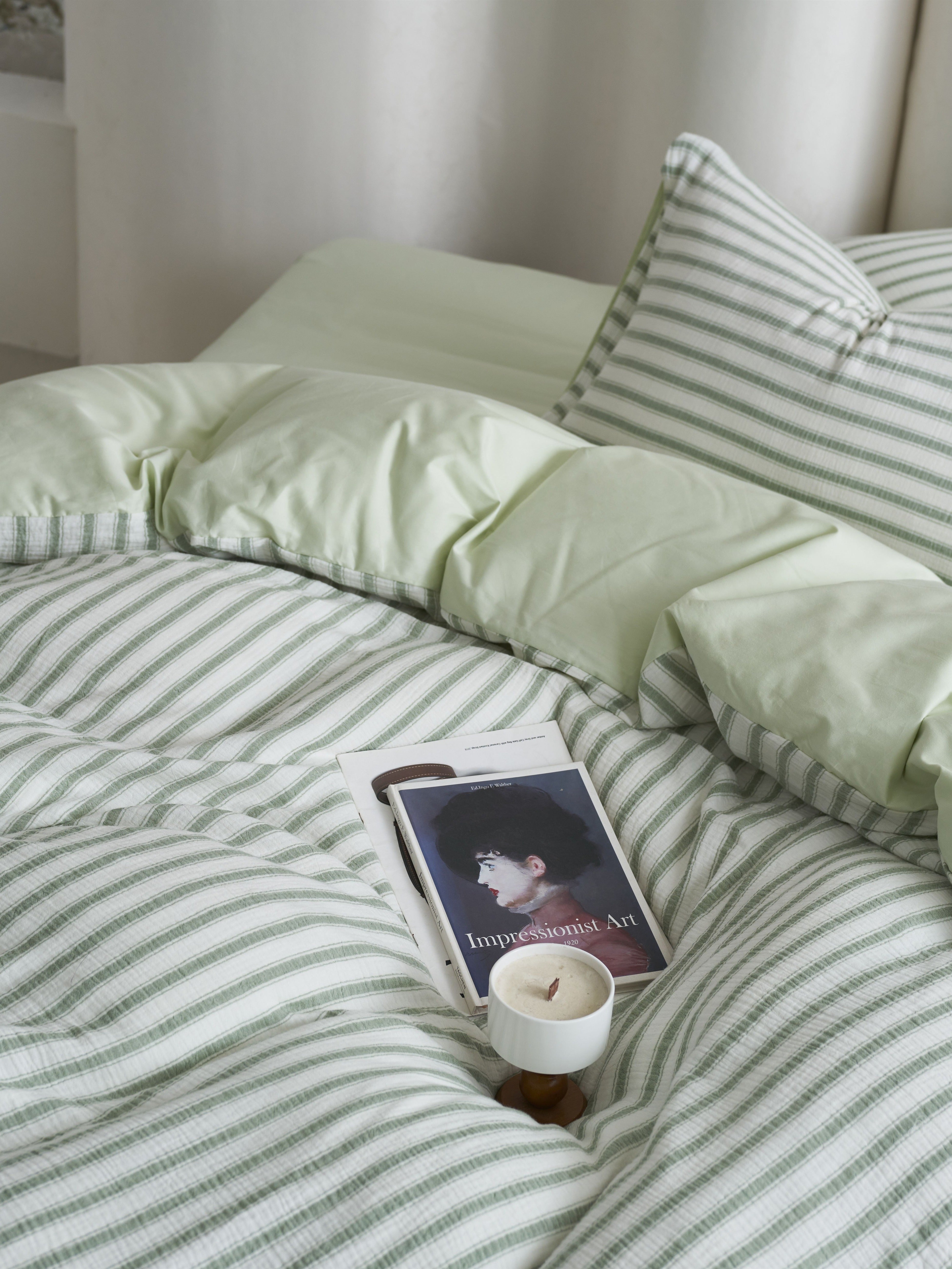 Cloud Crinkle Cotton Muslin Duvet Cover original reference image 25