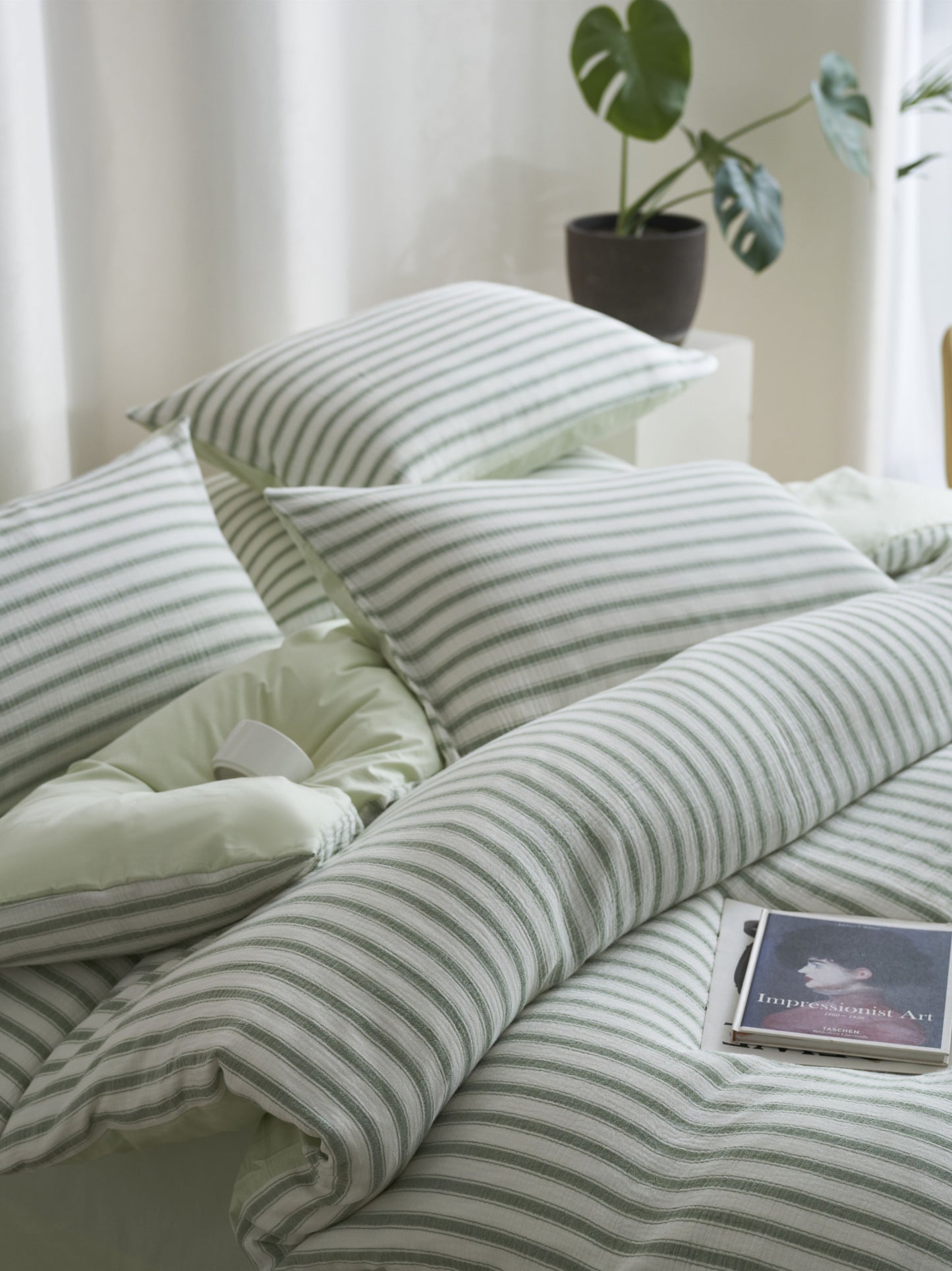 Cloud Crinkle Cotton Muslin Duvet Cover original reference image 29