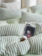 Cloud Crinkle Cotton Muslin Duvet Cover original reference image 30