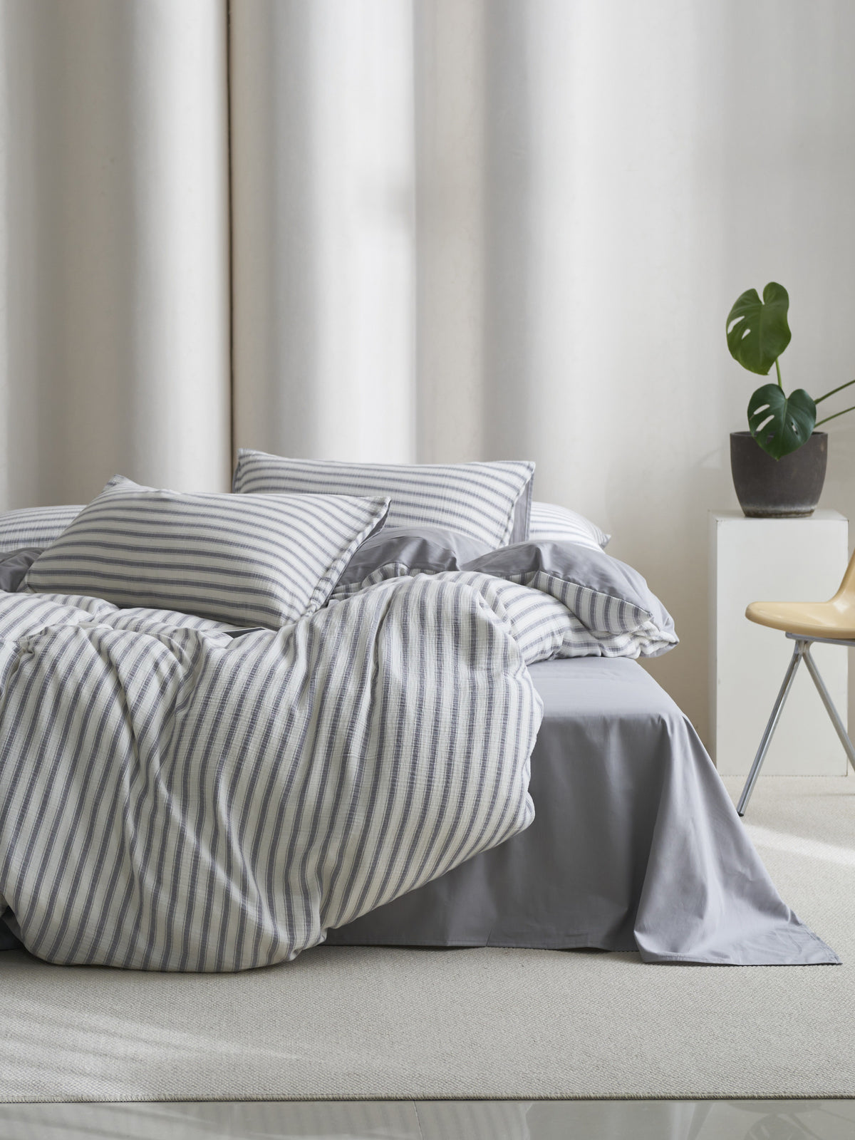 Cloud Crinkle Cotton Muslin Duvet Cover original reference image 31