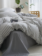 Cloud Crinkle Cotton Muslin Duvet Cover original reference image 32