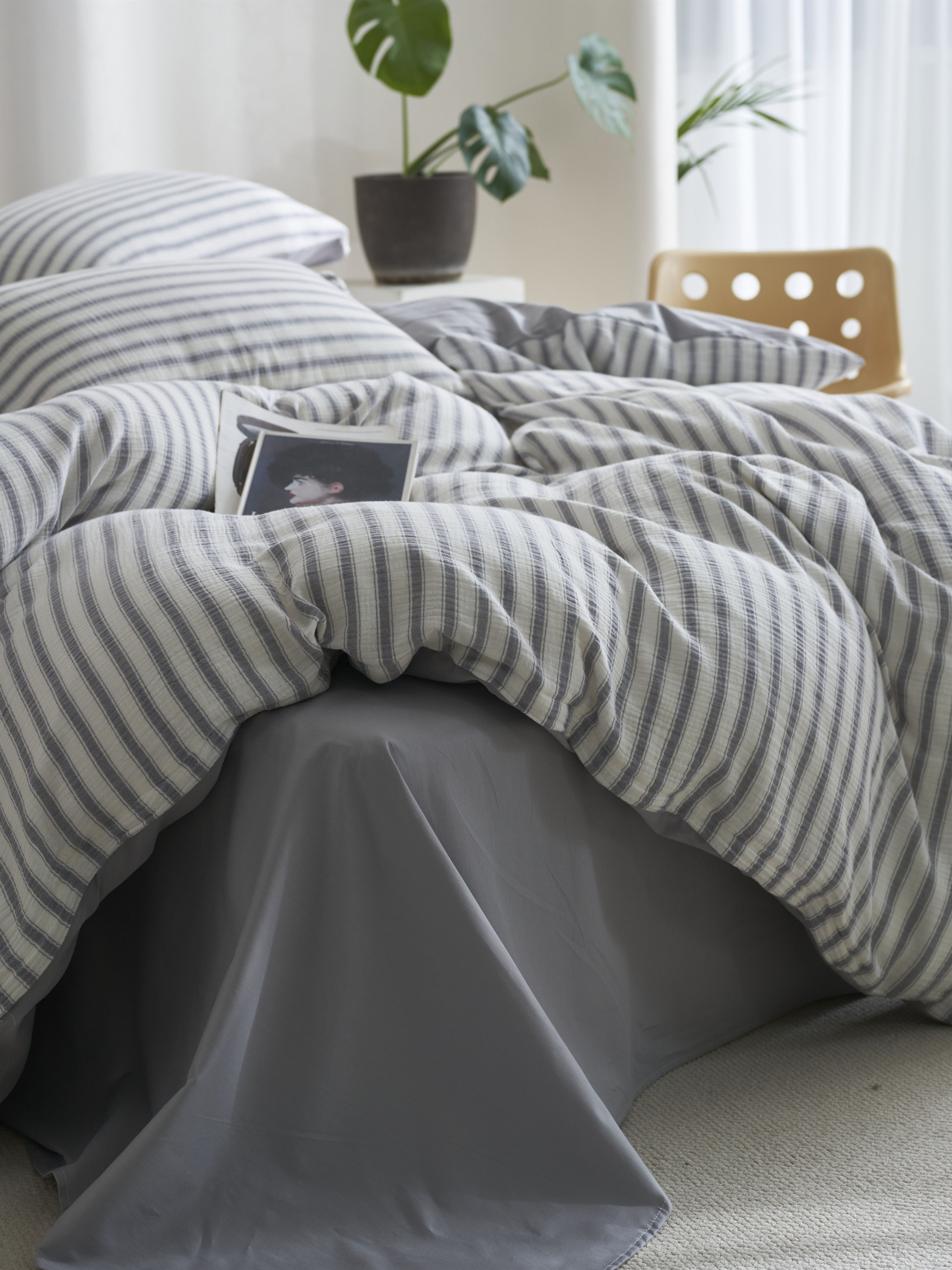 Cloud Crinkle Cotton Muslin Duvet Cover original reference image 32