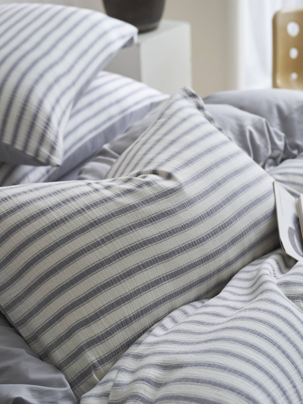 Cloud Crinkle Cotton Muslin Duvet Cover original reference image 34