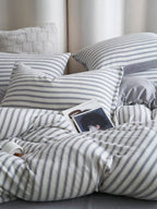 Cloud Crinkle Cotton Muslin Duvet Cover original reference image 36