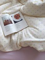 Cloud Dot Double Gauze Cotton Duvet Cover original reference image 3