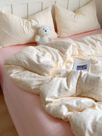 Cloud Dot Double Gauze Cotton Duvet Cover original reference image 17
