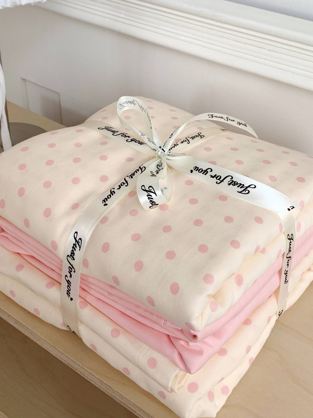 Cloud Dot Double Gauze Cotton Duvet Cover original reference image 18