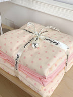 Cloud Dot Double Gauze Cotton Duvet Cover original reference image 18