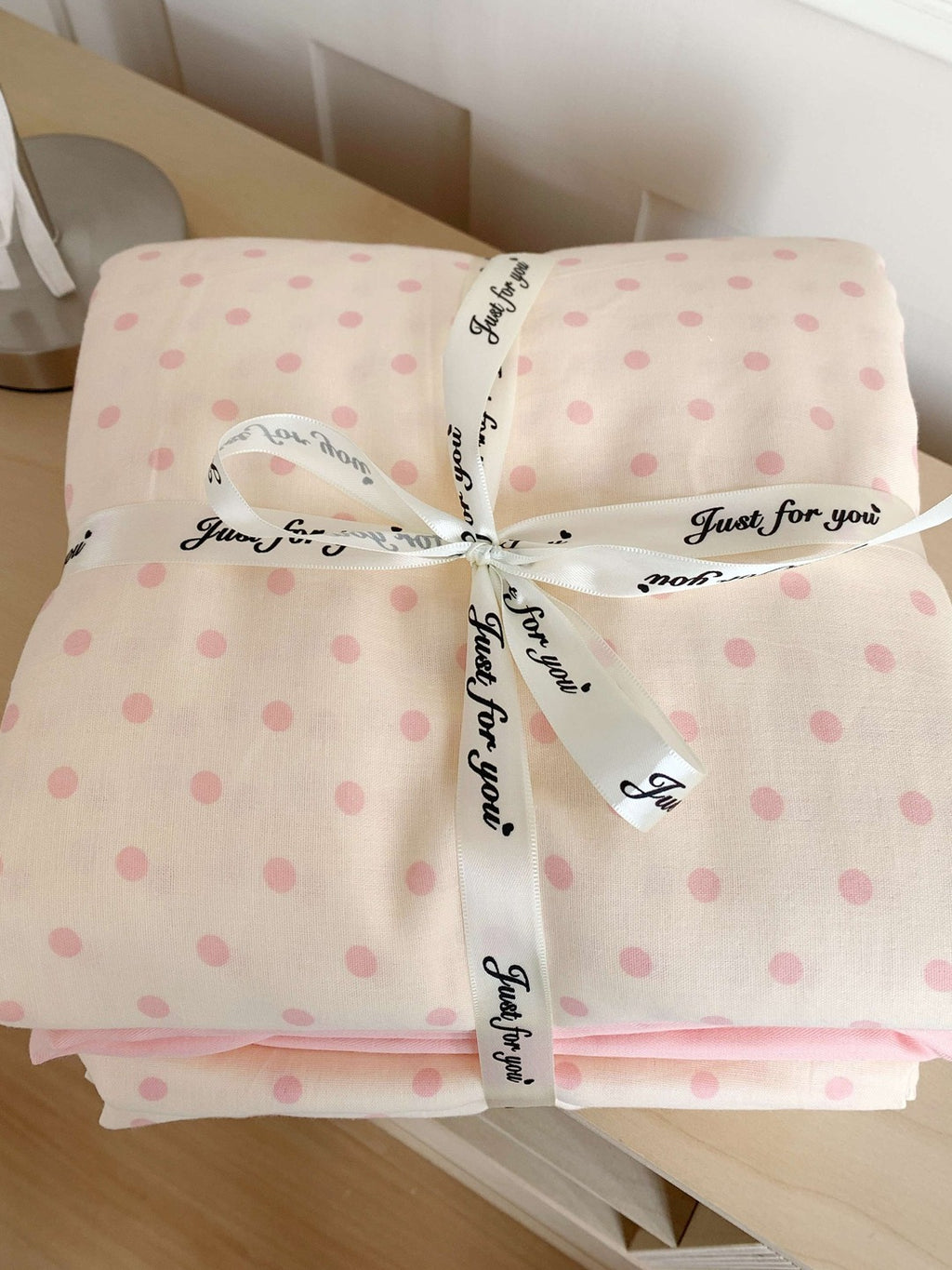 Cloud Dot Double Gauze Cotton Duvet Cover original reference image 19
