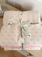 Cloud Dot Double Gauze Cotton Duvet Cover original reference image 19