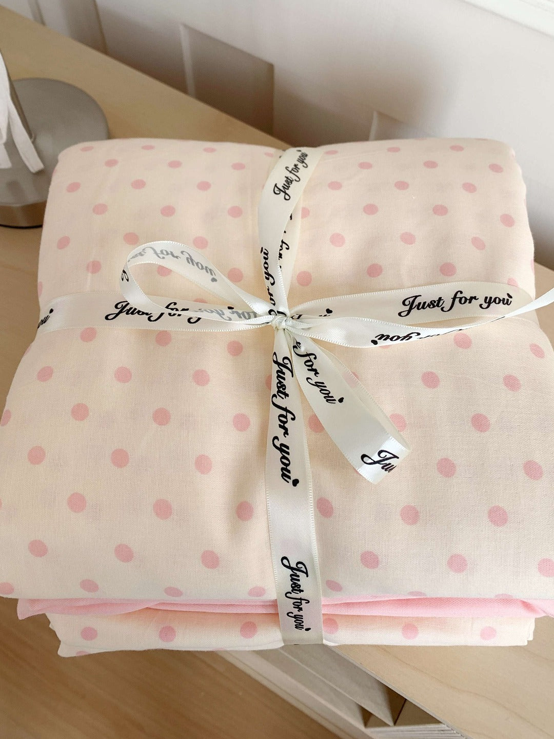 Cloud Dot Double Gauze Cotton Duvet Cover original reference image 19