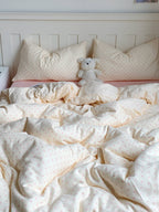 Cloud Dot Double Gauze Cotton Duvet Cover original reference image 20
