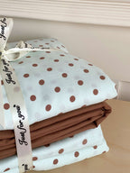 Cloud Dot Double Gauze Cotton Duvet Cover original reference image 28