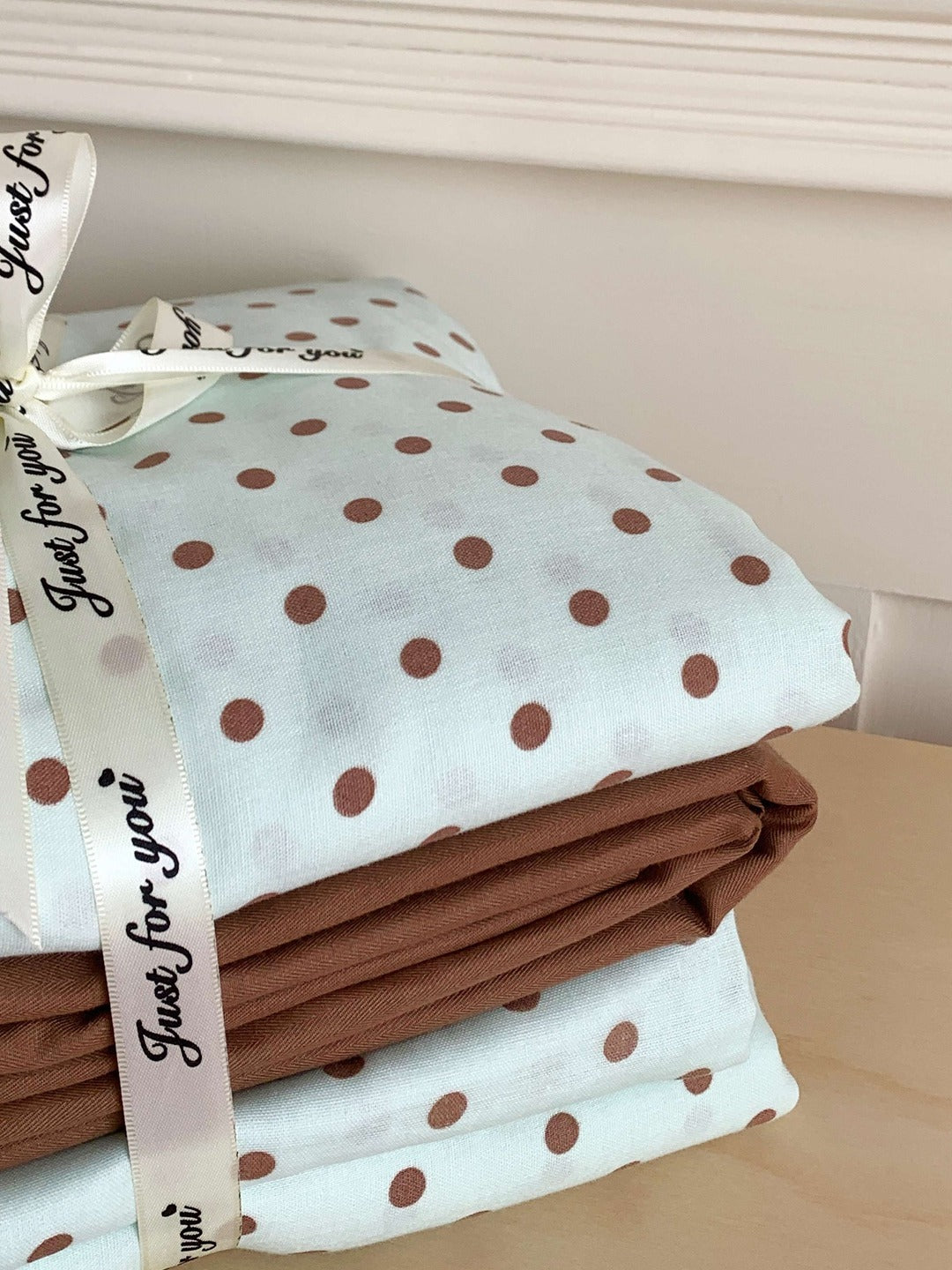 Cloud Dot Double Gauze Cotton Duvet Cover original reference image 28