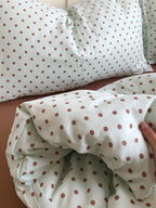 Cloud Dot Double Gauze Cotton Duvet Cover original reference image 31