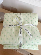 Cloud Dot Double Gauze Cotton Duvet Cover original reference image 35