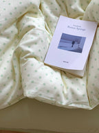 Cloud Dot Double Gauze Cotton Duvet Cover original reference image 38