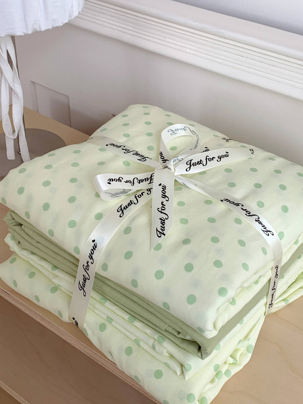 Cloud Dot Double Gauze Cotton Duvet Cover original reference image 39