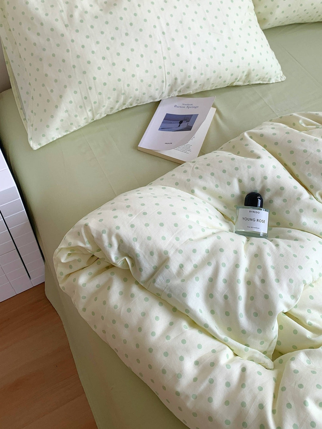 Cloud Dot Double Gauze Cotton Duvet Cover original reference image 40