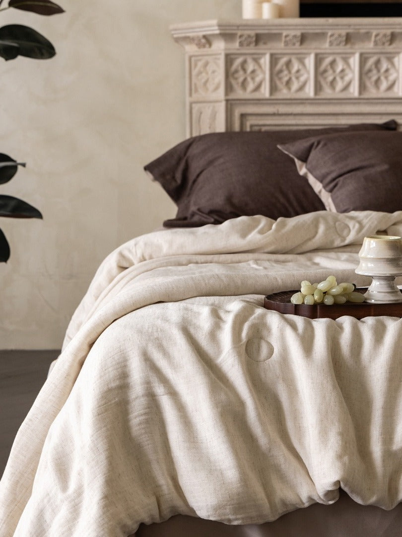 Cloud Linen Silk Blend Comforter original reference image 2