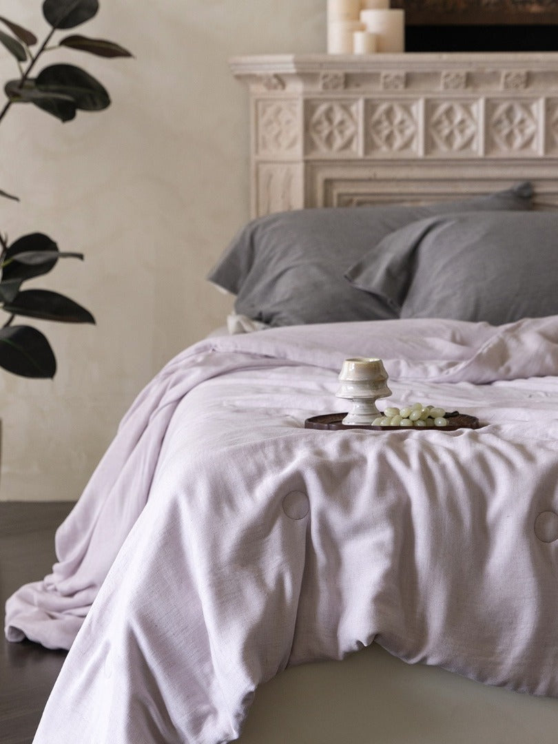 Cloud Linen Silk Blend Comforter original reference image 6
