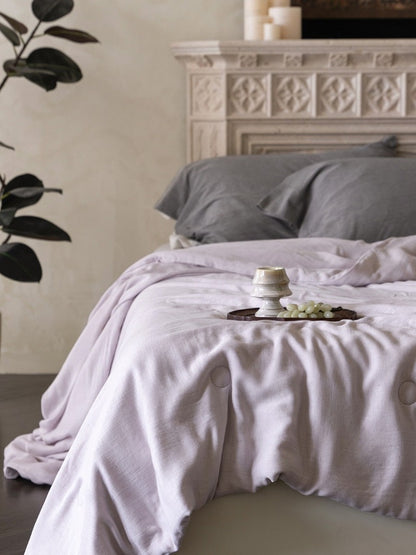 Cloud Linen Silk Blend Comforter original reference image 6