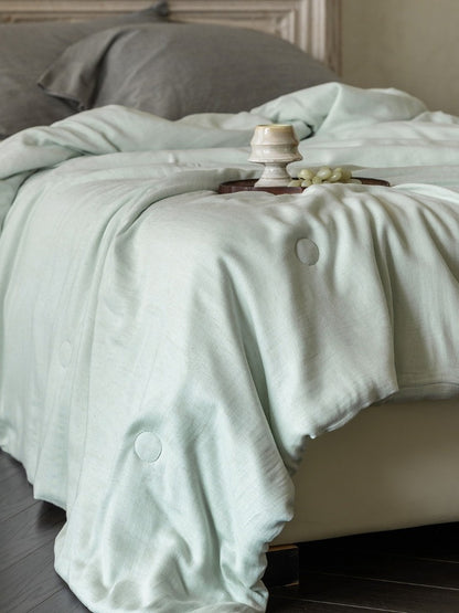 Cloud Linen Silk Blend Comforter original reference image 20