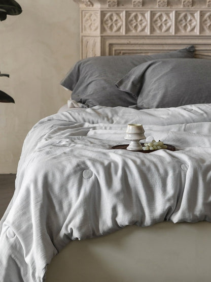 Cloud Linen Silk Blend Comforter original reference image 23