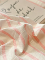 Colorblock Stitch Washed Cotton Duvet Cover original reference image 16