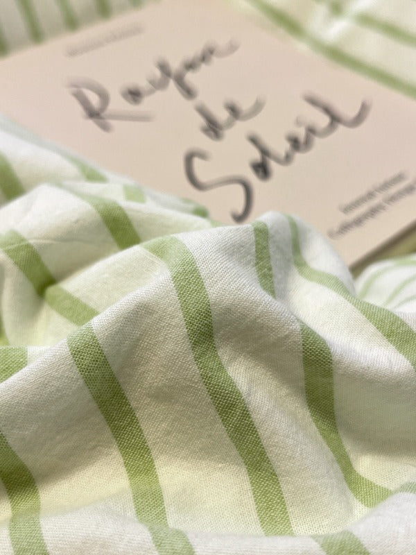 Colorblock Stitch Washed Cotton Duvet Cover original reference image 40