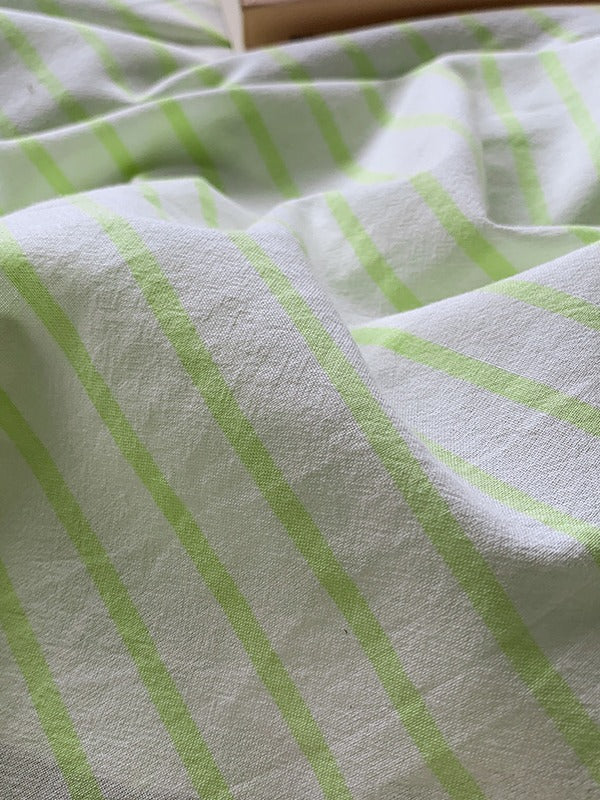 Colorblock Stitch Washed Cotton Duvet Cover original reference image 64