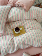 Cove Stitch Washed Cotton Duvet Cover original reference image 20