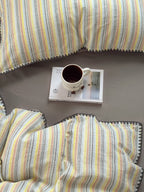 Cove Stitch Washed Cotton Duvet Cover original reference image 33
