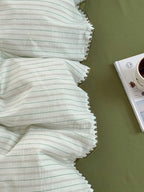 Cove Stitch Washed Cotton Duvet Cover original reference image 41
