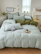 Cove Stitch Washed Cotton Duvet Cover original reference image 43