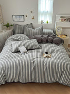 Cove Stitch Washed Cotton Duvet Cover original reference image 49