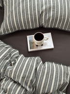 Cove Stitch Washed Cotton Duvet Cover original reference image 51