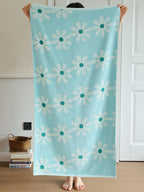 Daisy Jacquard Cotton Bath Towel original reference image 1