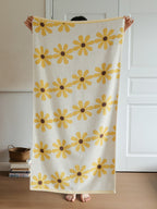 Daisy Jacquard Cotton Bath Towel original reference image 13