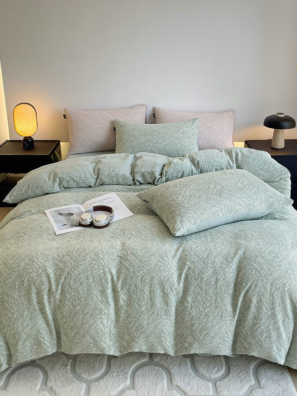Everweave Cotton Gauze Jacquard Duvet Cover original reference image 2