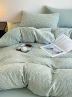 Everweave Cotton Gauze Jacquard Duvet Cover original reference image 4