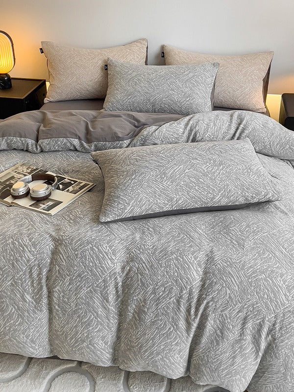 Everweave Cotton Gauze Jacquard Duvet Cover original reference image 10