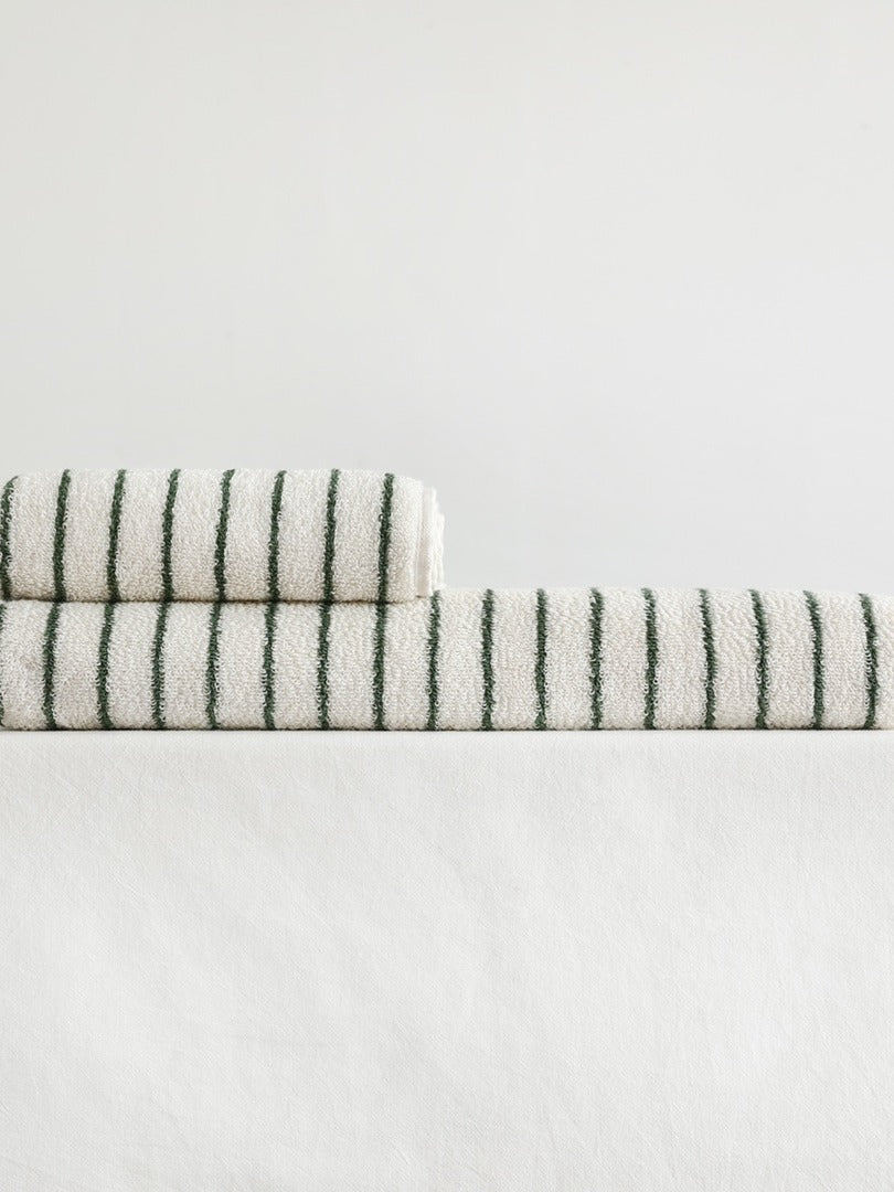 Fine Line Stripe Cotton Bath Towel original reference image 1