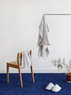 Fine Line Stripe Cotton Bath Towel original reference image 11