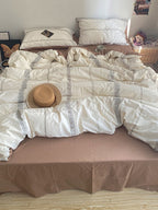 Flora Loom Cotton Jacquard Duvet Cover original reference image 12