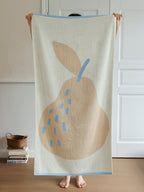 Fresh Fruit Jacquard Cotton Bath Towel original reference image 1