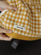 Gingham Grid Cotton Bath Towel original reference image 4
