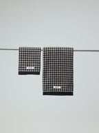 Gingham Grid Cotton Bath Towel original reference image 8